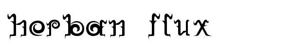 Herban Flux font preview